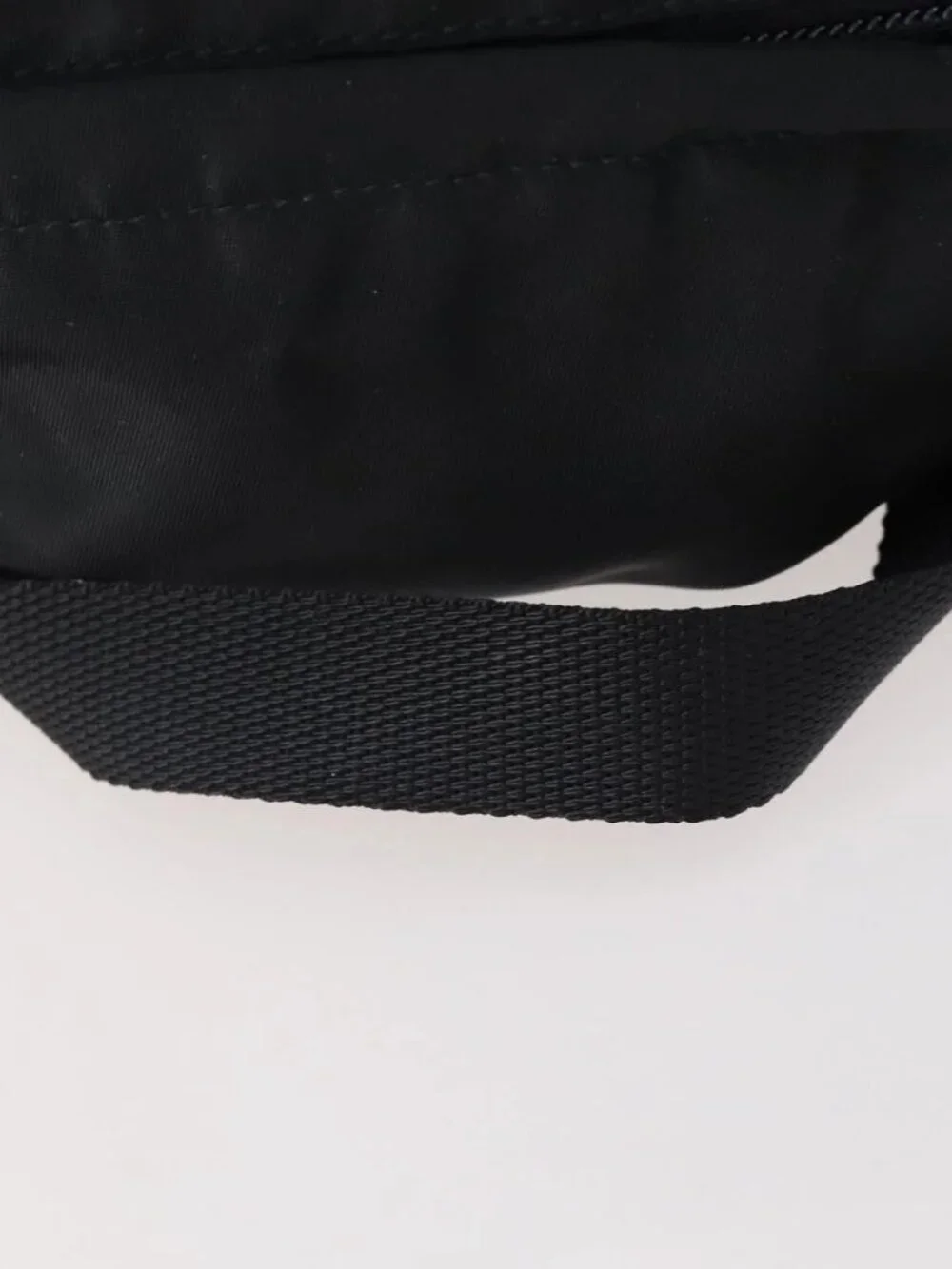 PRADA Backpack Nylon Black Silver Auth bs34260